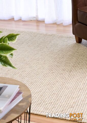 Sasha NZ Wool Blend Beige 155X255cm - BDASHA-BEIGE