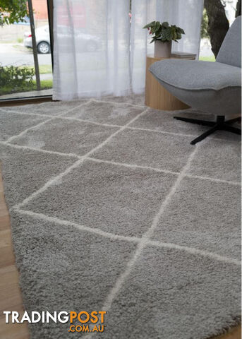 Fleur Silver Ivory Rug 240 x 320CM - DFLURRY1015-SILVERIV