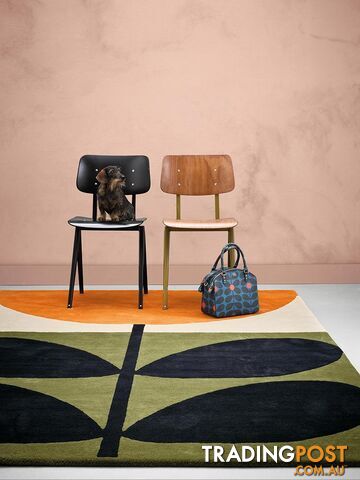 Orla Kiely Stem Black 059803 350X250CM - BC-OK-059803-350X250