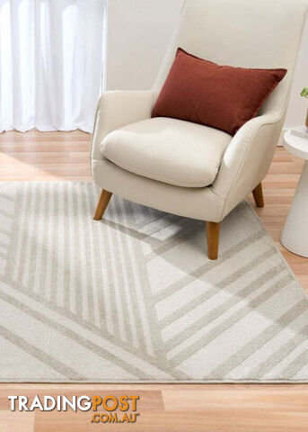 Maze Diagonal Ash 200x290CM - COZLO766509-ASH