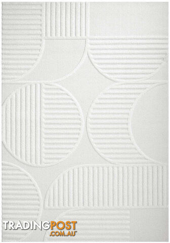 Lotus Leo White Rug 300X80CM  - LOT-LEO-WHITE-300X80