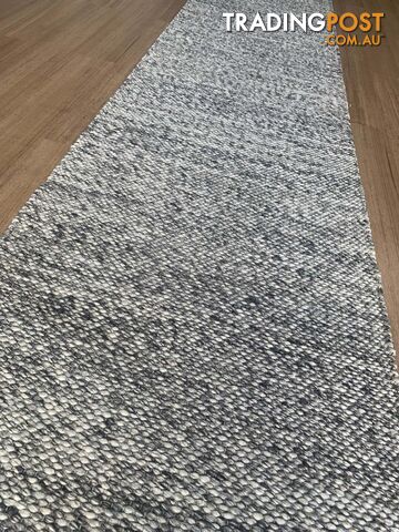 Lani Dark Grey Hallway Runner 80CM Wide 18M  - Park Lane Dark Grey 80cm Runner