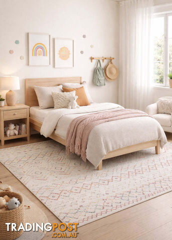 Oasis Nadia Multi Rustic Tribal Rug 300X80cm - OAS-453-MUL-300X80