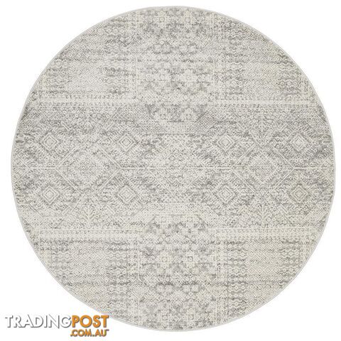 Mirage Zelda Silver Grey Round Rug 200X200CM - MIR-351-SIL-200X200 - photo 2 of 3