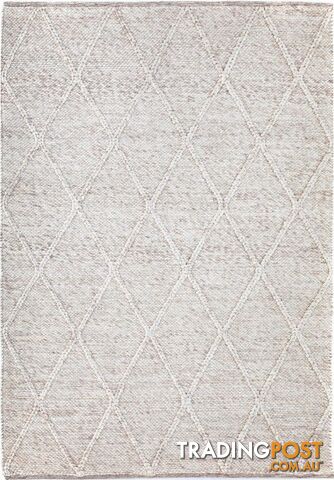 Diamond Beige Felted Wool Rug 80 x 320CM - COLOMBO-BEIGE-80