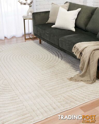 Marli Ivory Retro Rug 240x320cm - DMARLI12417-IVORY