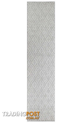 Berlin Runner 0F098A Light Grey 80x300cm - BERLIN-0F098A-LGREY-80X300