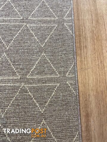 Roma Triangles Mocha Hallway Runner 67CM Wide 1M - Aqaba Mocha 67Cm - photo 4 of 13