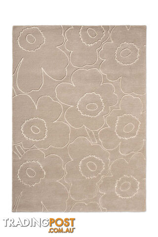Marimekko Piirto Unikko Greige 133704 Rug 350X250CM - BC-MKO-133704-350X250