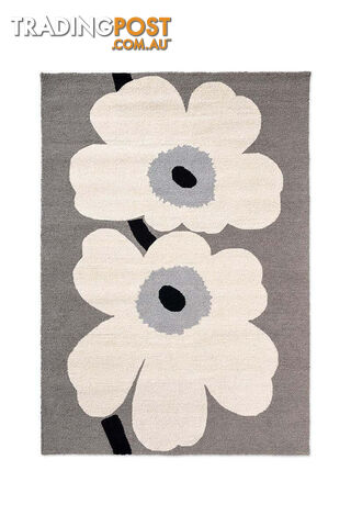 Marimekko Unikko Anniversary Grey Outdoor 433004 Rug 230X160CM -...