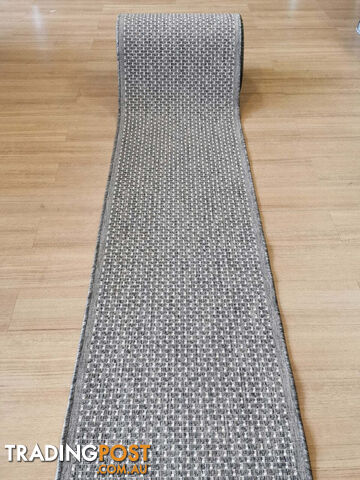 Sorrento Silver C Hallway Runner Non Slip 80CM Wide 4.5M  - Seaspray 3787 W71 E-80 - photo 5 of 7