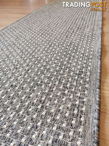Sorrento Silver C Hallway Runner Non Slip 80CM Wide 4.5M - Seaspray 3787 W71 E-80 - photo 2 of 7