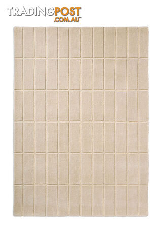 Marimekko Tiiliskivi Natural White 132901 Rug 280X200CM - BC-MKO-132901-280X200