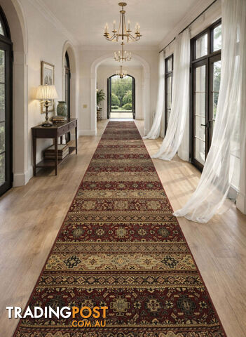 Afghan Red Hallway Runner 80CM Wide 1M - Afghan 135 Red - photo 2 of 25