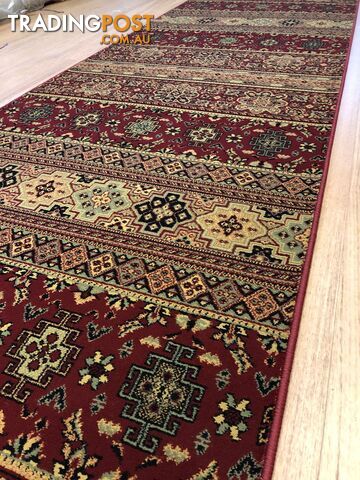 Afghan Red Hallway Runner 80CM Wide 1M - Afghan 135 Red - photo 4 of 25