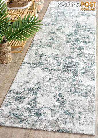 Venue Green Runner Rug 80x300cm - AVENUE-34025-6141-80X300