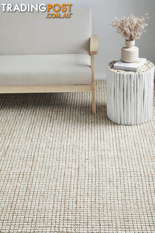 Arabella Wool Jute Natural Runner Rug 300X80CM - ARA-NAT-300X80