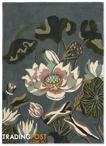 Wedgwood Waterlily Midnight Pond 038608 150X150CM - BC-WED-038608-150X150