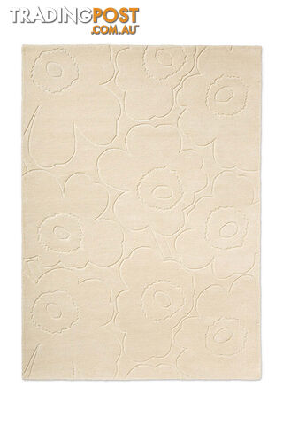 Marimekko Piirto Unikko Natural White 133701 Rug 240X170CM -...