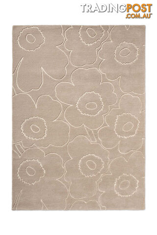Marimekko Piirto Unikko Greige 133704 Rug 240X170CM - BC-MKO-133704-240X170