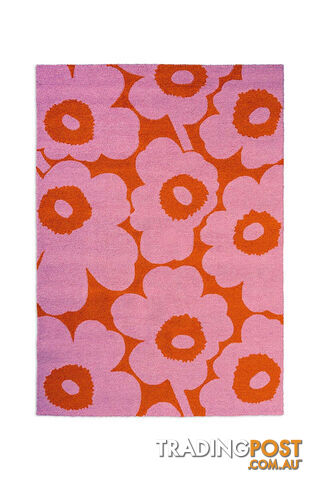 Marimekko Unikko Pink Orange Outdoor 434302 Rug 350X250CM -...