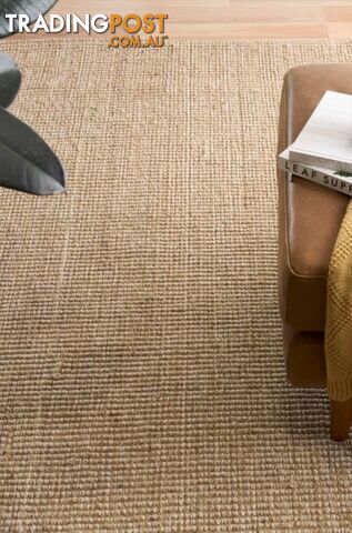 Waves Natural Jute Rug 200 x 290CM - CWAVES-NATURAL