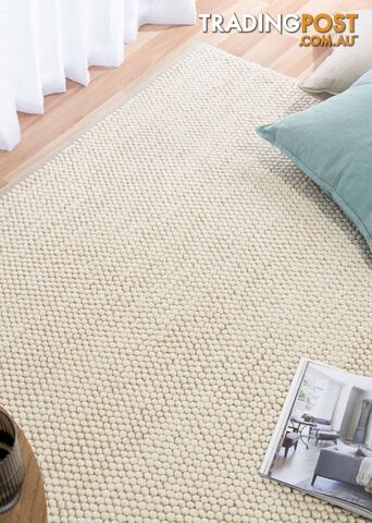 Rustica Cream Wool 155 x 225CM - BRUSTA-CREAM