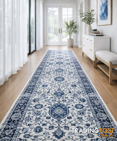 Traditional Hall Runner Verona Cream 9641 80CM Wide 9m - Verona 9641 Cream