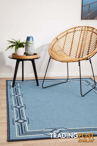 Seaside 6666 Blue Rug 160X110CM - SSD-6666-BLU-160X110