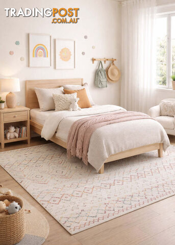 Oasis Nadia Multi Rustic Tribal Rug 400X80cm - OAS-453-MUL-400X80