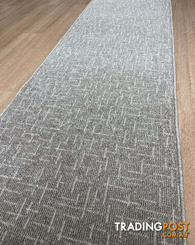Roma Urban Mocha Cream Hallway Runner 67CM Wide 13M - 0910 Urban 03 Des.803...