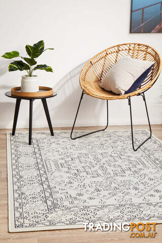 Seaside 5555 White Rug 280X190CM - SSD-5555-WHT-280X190