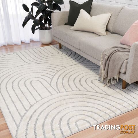 Marli Ivory Light Grey Rug 200x290cm - CMARLI12415-IVOLTGRY