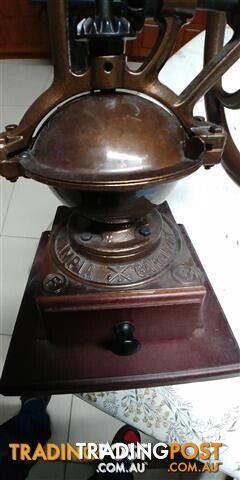 Antique coffee grinder