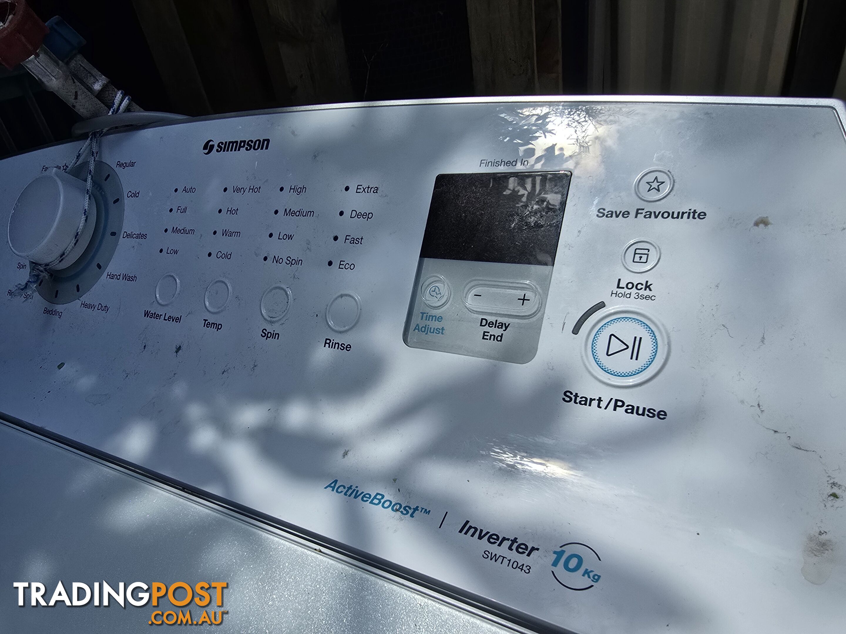 Simpson 10KG Washing Machine Model SWT 1043 With inverter and ActiveBoost