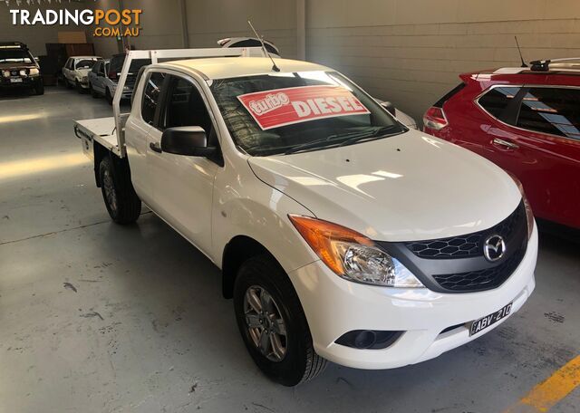 2014 MAZDA BT-50 XT HI-RIDER  CAB CHASSIS