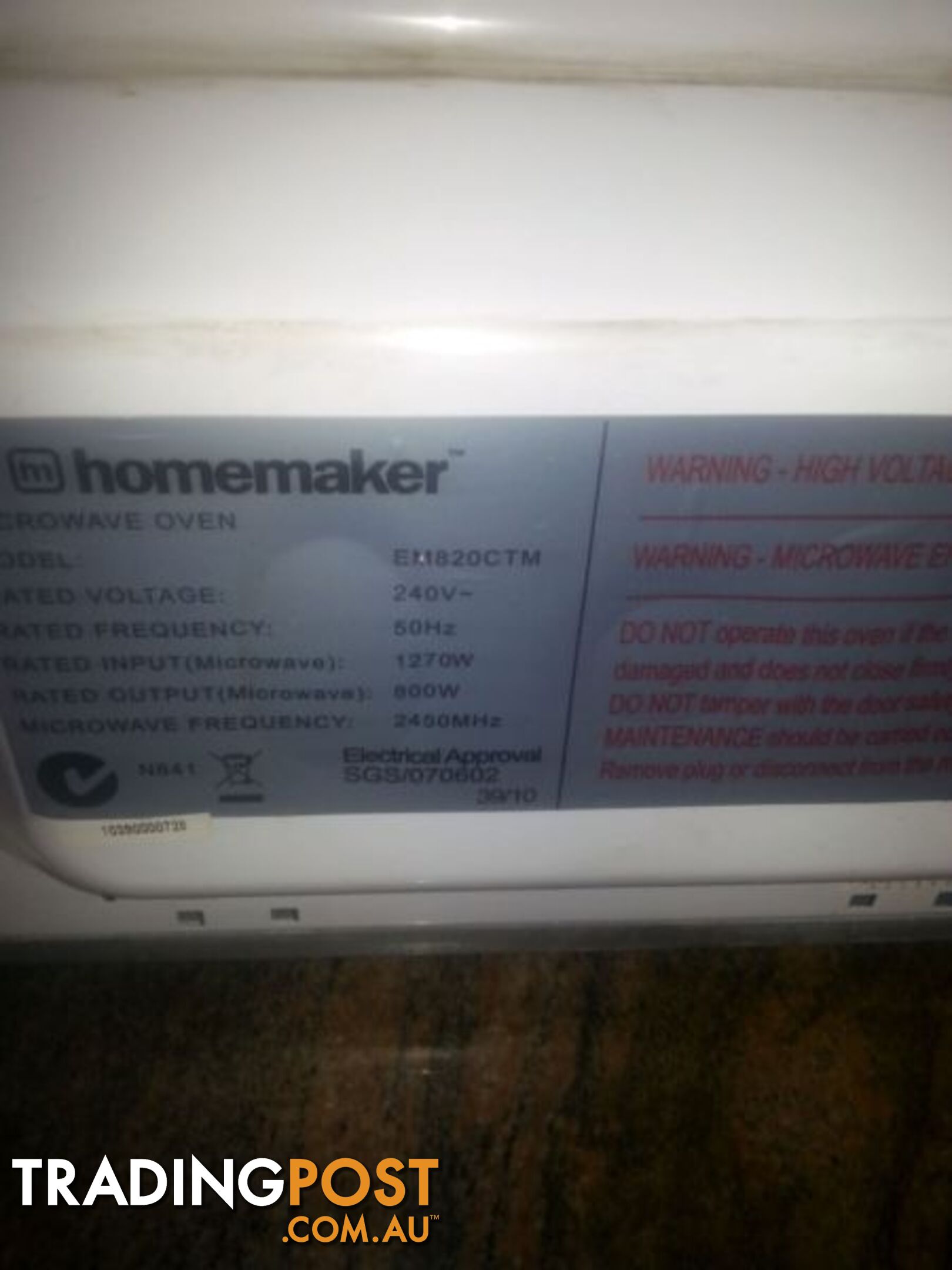 homemaker microwave for sale