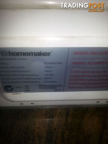 homemaker microwave for sale