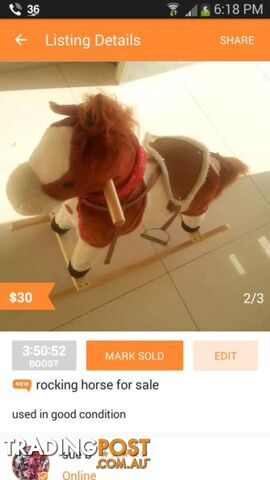 rocking horse for sale