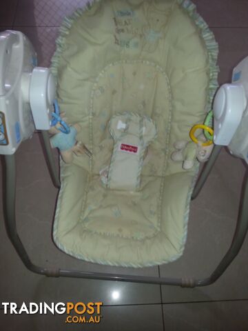 fisher price baby swing and music