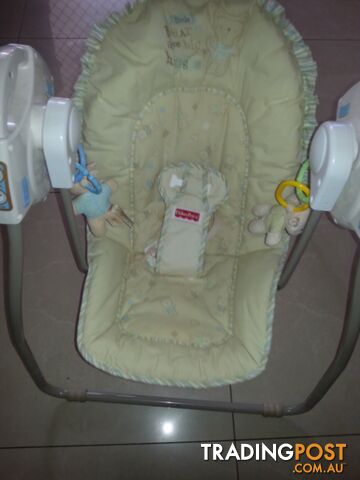 fisher price baby swing and music