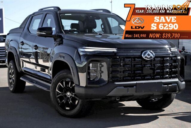 2026 LDV T60 MAX PLUS AUTO4X4MY25DUALCAB UTE