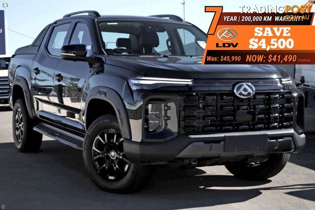 2026 LDV T60 MAX PLUS AUTO4X4MY25DUALCAB UTE