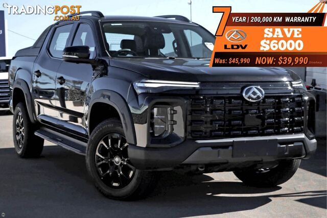 2026 LDV T60 MAX PLUS AUTO4X4MY25DUALCAB UTE