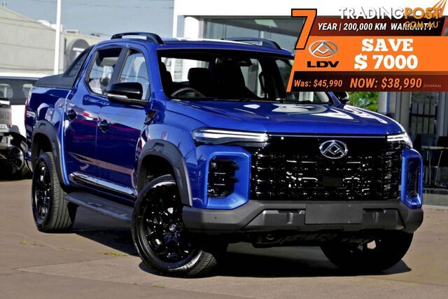 2026 LDV T60 MAX PLUS AUTO4X4MY25DUALCAB UTE