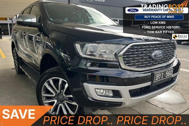 2022 FORD EVEREST TITANIUM UAIIAUTO4WDMY21.75 SUV