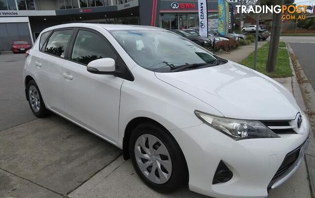 2013 TOYOTA COROLLA ASCENT ZRE182R HATCH