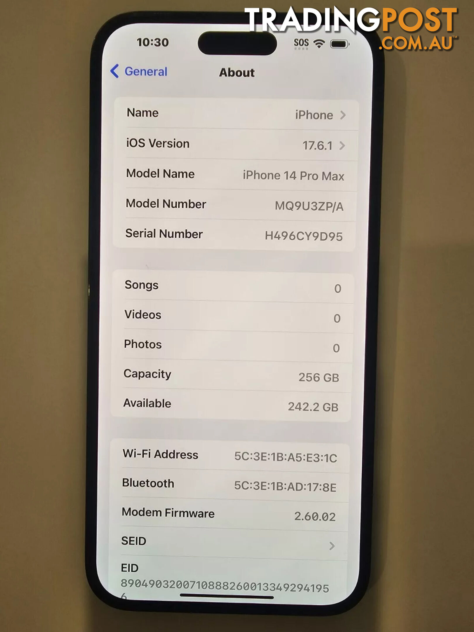 Apple iPhone 14 Pro Max - 256GB - Space Black (Unlocked)