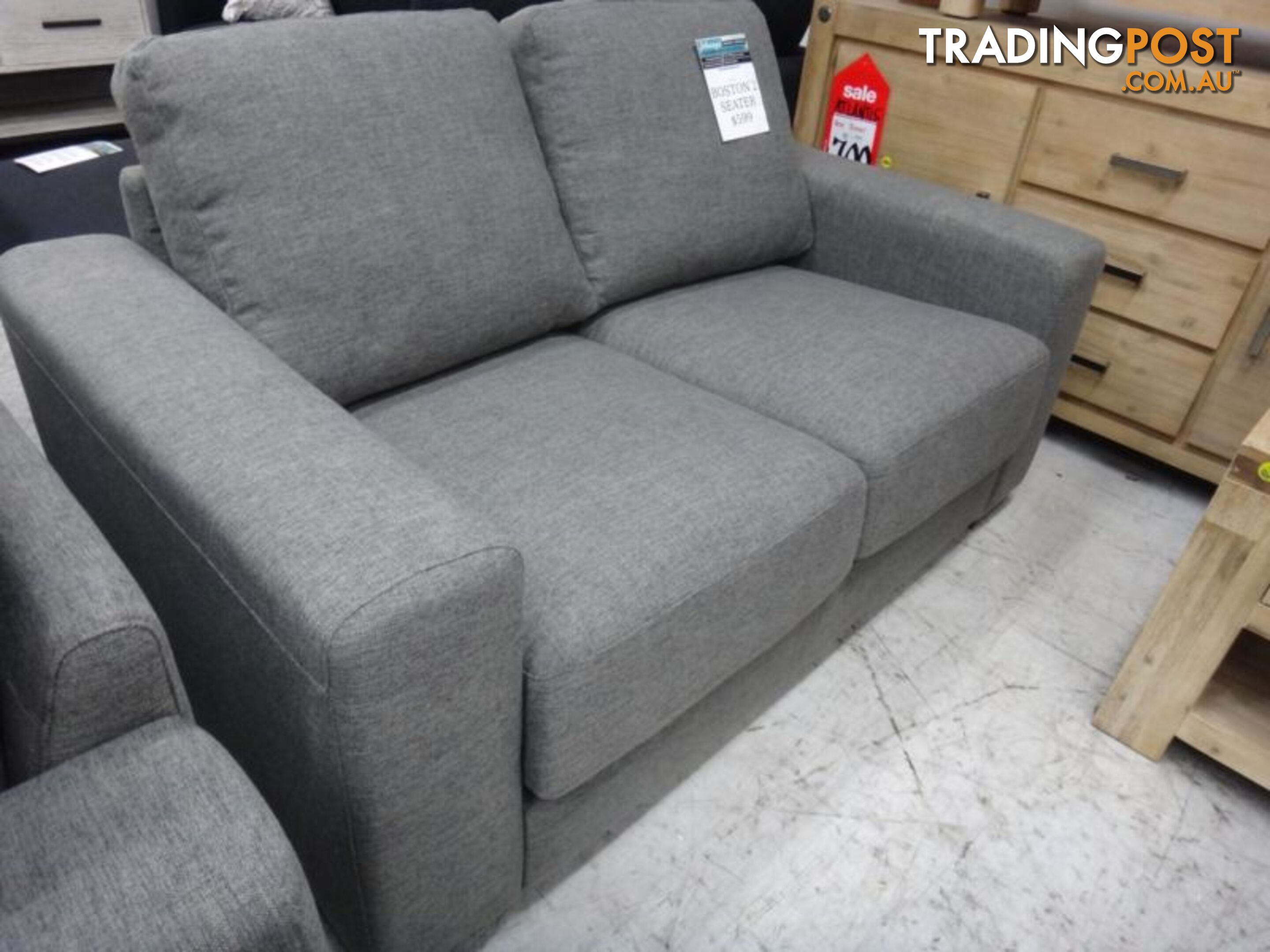 NEW BOSTON 3 & 2 SEATER SOFAS in 2 COLOURS - CLEARANCE OUTLET