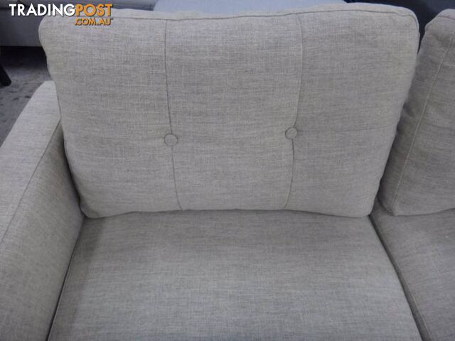 NEW STOCKTON FABRIC SOFA w/ CHAISE - DISCOUNT SHOWROOM